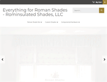 Tablet Screenshot of diyinsulatedshades.com